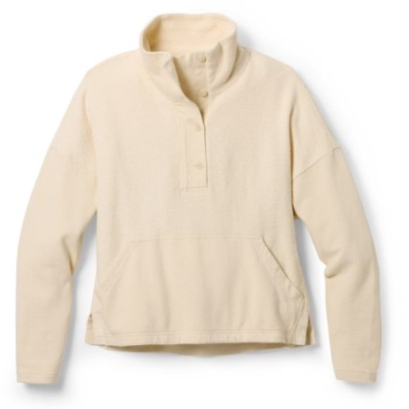 REI COOP WOMENS WALLACE LAKE PULLOVER CREAM HEMP SMALL - Picture 7 of 7